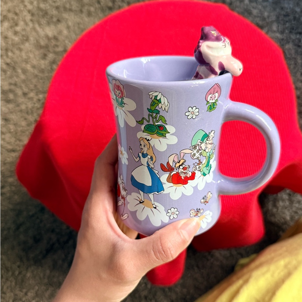 Disney Alice in Wonderland Lavender Ceramic Mug